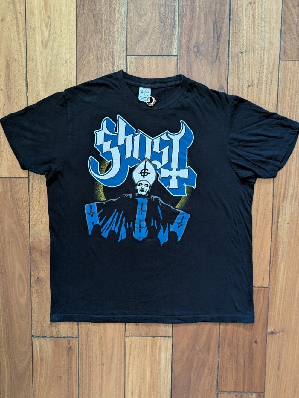 Ghost Retro Metal Band T-shirt (L)